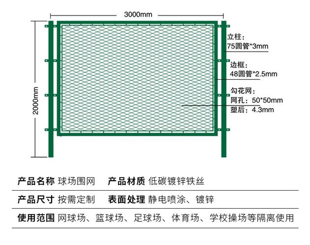 体育馆外围护栏（体育场护栏尺寸标准）