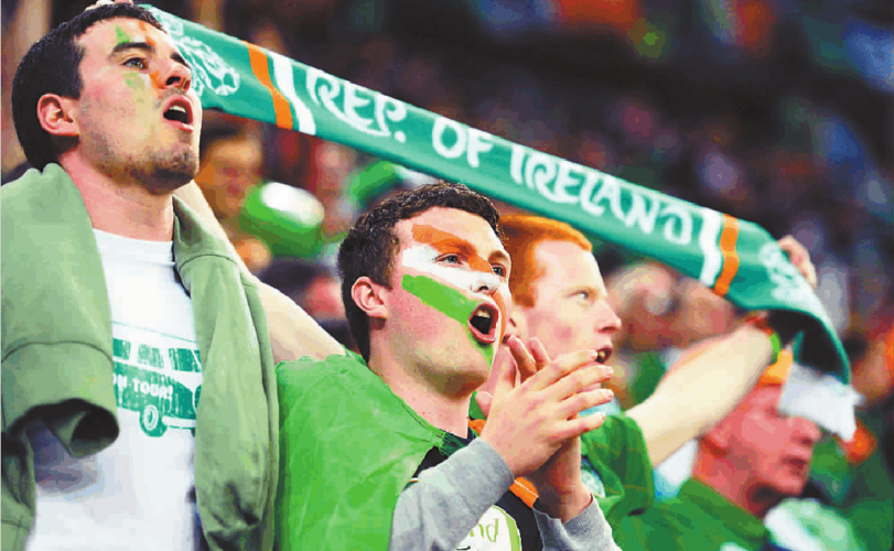 欧洲杯爱尔兰对法国（欧洲杯爱尔兰球迷感人）
